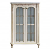 Шкаф-пенал Atoll Бисмарк 85 напольный слоновая кость/золото