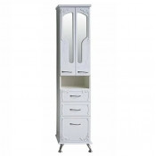 Шкаф-пенал Atoll Барселона 44 напольный белый