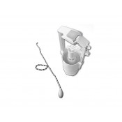 Механизм смыва Kerasan Retro 750190  с цепочкой и керамической ручкой хром