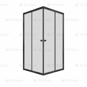 Душевой уголок Тритон Вента-Блэк 90х90 Щ0000054466