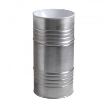 Раковина свободностоящая Kerasan Artwork Barrel 4742K86 белый/серебро
