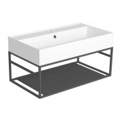 Консоль под раковину Simas Agile AGSS81 черный матовый