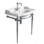 Консоль под раковину Simas Arcade ARCG1cr хром