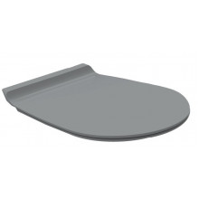 Крышка-сиденье Simas Vignoni VI004 cemento matt/cr серый матовый/хром