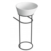 Консоль под раковину Simas Wave WASA01 nero matt черный матовый