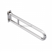 Поручень откидной с креплением в стену Inoxprime и фиксатором в открытом положении, диаметр 32мм INH-D905-887-U