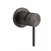 Встраиваемый смеситель Gessi 316 54019#707 brushed black metal pvd