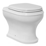 Унитаз приставной Azzurra Charme CHVCTT000000BI белый