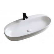 Раковина накладная Azzurra Elegance Circle ELLA090440CMBI/(ECI90M bi)*1 белый