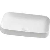 Раковина накладная Azzurra Elegance Soft ELLG060400S0BI/(ESO60 bi)*0 белый