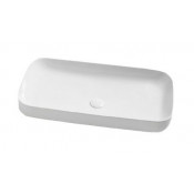 Раковина накладная Azzurra Elegance Soft ELLG090400S0BI/(ESO90 bi)*0 белый