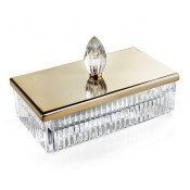 Баночка универсальная 3SC Elegance EL78ACRGD хрусталь/золото