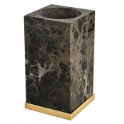 Стакан 3SC Palace Marble PA03AEMGD мрамор emperador dark/золото