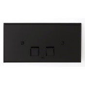 Клавиша смыва 3SC Square Plaque SQL00NO чёрный матовый