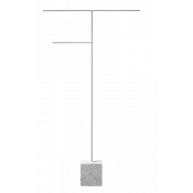 Полотенцедержатель Antonio Lupi Bivio BIVIO3.5.carrara satinato белый матовый