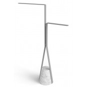 Полотенцедержатель Antonio Lupi Halo HALO3B.5 Bianco opaco мрамор/сатин