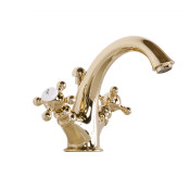 Смеситель для раковины Gattoni Vivaldi 1232012D0 золото 24кт