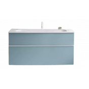 Тумба с раковиной Burgbad Fiumo SFXN122F3957FOT55G0223C0001*1 подвесная eisblau softmatt