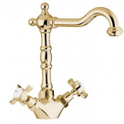 Смеситель для раковины Gattoni London TW17300D0oro золото