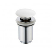 Выпуск для раковины Globo FI012BI c переливом белый