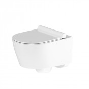 Унитаз подвесной Damixa DX46C1700SC безободковый с сиденьем микролифт