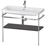 Консоль с умывальником Duravit Happy D.2 Plus HP4838O8080 Графит