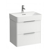 Тумба c раковиной Laufen Base подвесная, с 2 ящиками, белый матовый