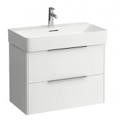 Тумба с раковиной Laufen Base с 2 ящиками, подвесная, белый глянцевый