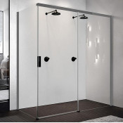 Боковая стенка Novellini Opera OPEFH89S-1K левая хром/прозрачное