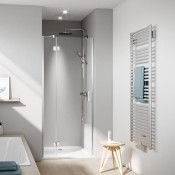 Душевая дверь Kermi Liga LI SFL 12020 VPK 120 прозрачное/серебро