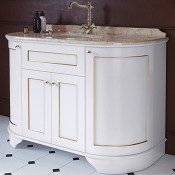 Тумба с раковиной Tiffany World York Nuovo YOR4130-BO+S53 bi комплект напольная bianco