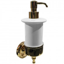 Дозатор для жидкого мыла Tiffany World Bristol TWBR108gold светлое золото/белый