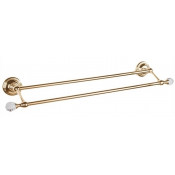Полотенцедержатель Tiffany World Crystal TWCR012oro-new sw двойной золото