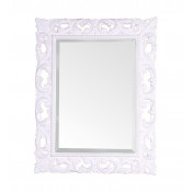 Зеркало Tiffany World TW03427bi lucido 75х95 белый