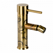 Смеситель для биде Daniel Suvi S20604YC 88 античное золото/серый