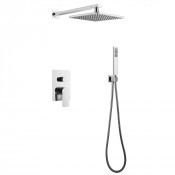 Душевая система ABBER Weiss Insel AF8018 скрытого монтажа без излива, хром