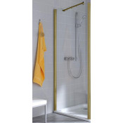 Неподвижная стенка Kermi Atea AT TWD 09020.PK heliosgold 90х200 стекло прозрачное+Kermiclean