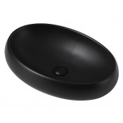 Раковина накладная Abber Bequem AC2102MB черный матовый