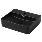 Раковина накладная Abber Rechteck AC2203MB черный матовый