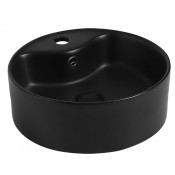 Раковина накладная Abber Bequem AC2104MB черный матовый