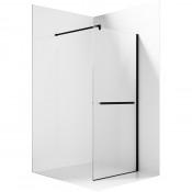 Душевая перегородка Ambassador Walk-in 15031234 110 черный/прозрачное