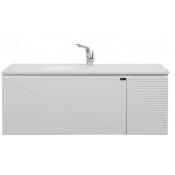 Тумба с раковиной Black & White Universe U918.1200-2 120 подвесная glossy white