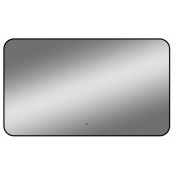 Зеркало Art&Max Siena AM-Sie-1200-700-DS-F 120х70 с подсветкой черный