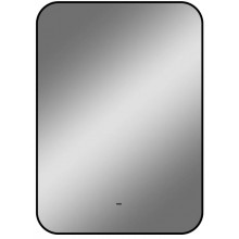 Зеркало Art&Max Siena AM-Sie-500-700-DS-F 50х70 с подсветкой черный