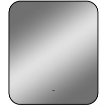 Зеркало Art&Max Siena AM-Sie-600-700-DS-F 60х70 с подсветкой черный