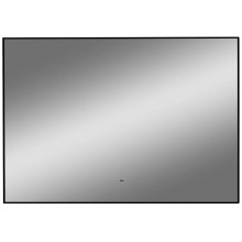 Зеркало Art&Max Sorrento AM-Sor-1000-700-DS-F 100х70 с подсветкой черный