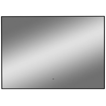 Зеркало Art&Max Sorrento AM-Sor-1000-700-DS-F 100х70 с подсветкой черный