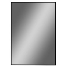 Зеркало Art&Max Sorrento AM-Sor-500-700-DS-F 50х70 с подсветкой черный