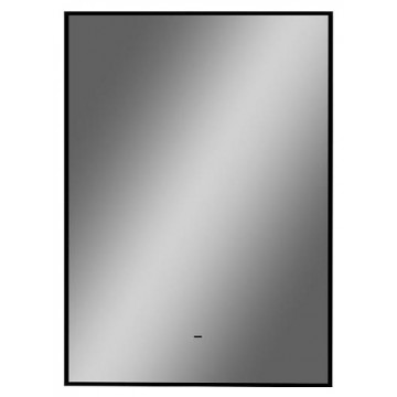 Зеркало Art&Max Sorrento AM-Sor-500-700-DS-F 50х70 с подсветкой черный
