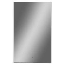 Зеркало Art&Max Sorrento AM-Sor-600-1200-DS-F 60х120 с подсветкой черный